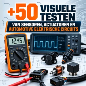 +50 Visuele testen van sensoren, actuatoren en automotive elektrische circuits