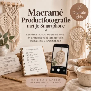 Macramé Productfotografie met je Smartphone