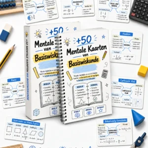 +50 Wiskunde Mindmaps