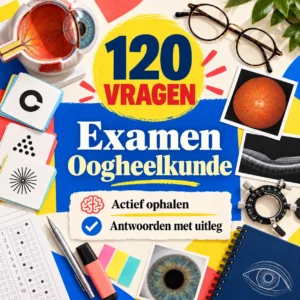 Examen Oogheelkunde — 120 Vragen met Toelichting voor Kennisverankering