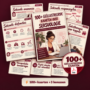 100+ geïllustreerde kaarten over seksuologie