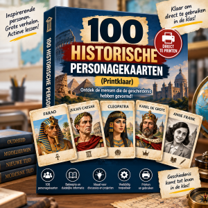 100 Historische Personagekaarten (Printklaar)