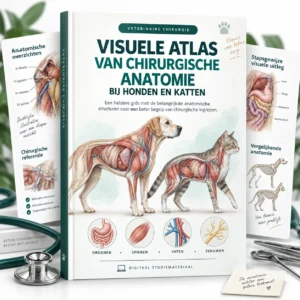 Visuele Atlas van de Chirurgische Anatomie van Honden en Katten